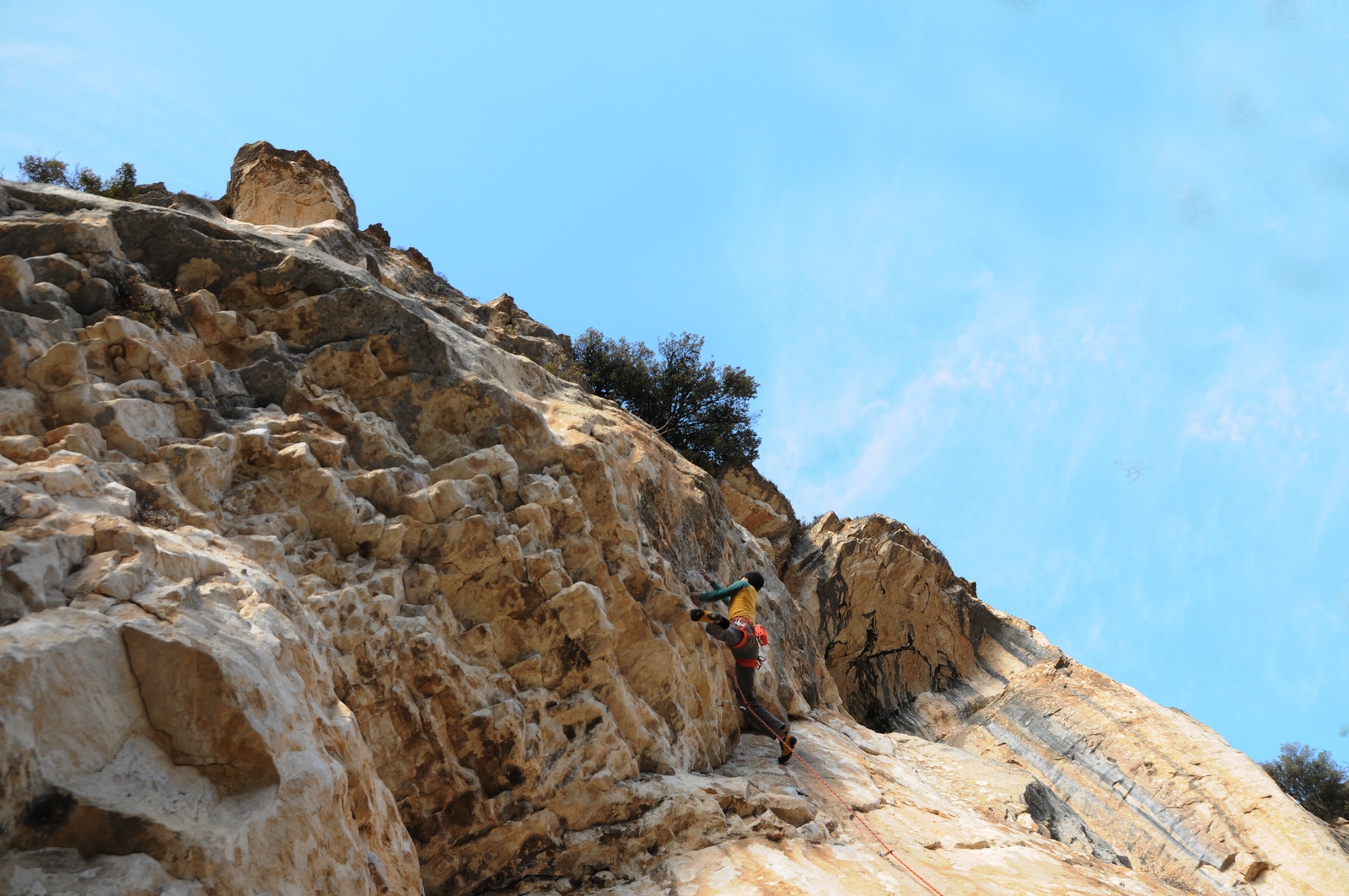 Giordano Renzani on Anubi (7b)