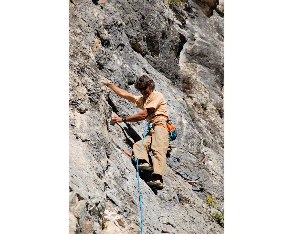 Alfredo Smargiassi on C'era una volta (6a+)