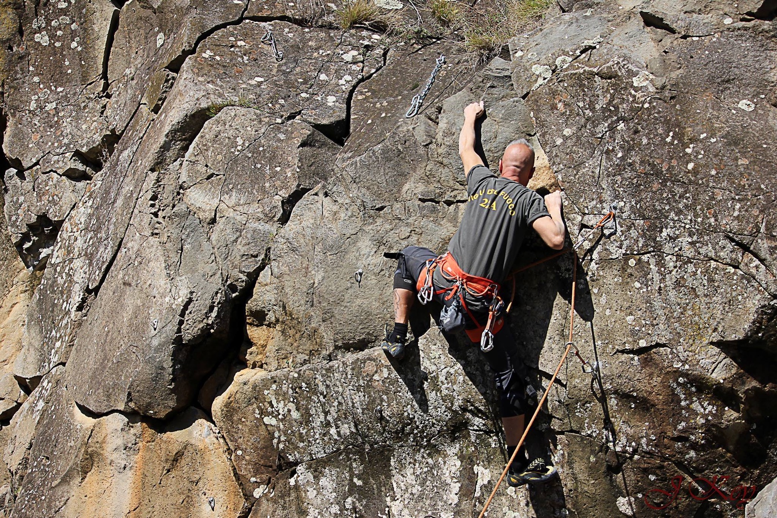 Andrea Pasta on Camomilla (6a)