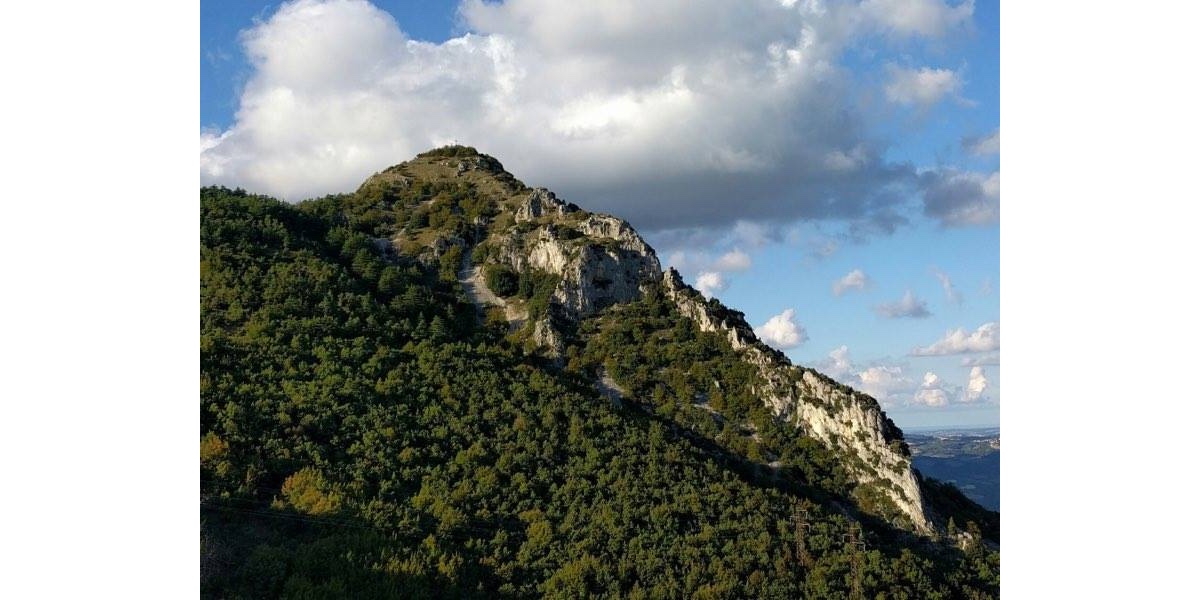 Castelletta, the rock wall
