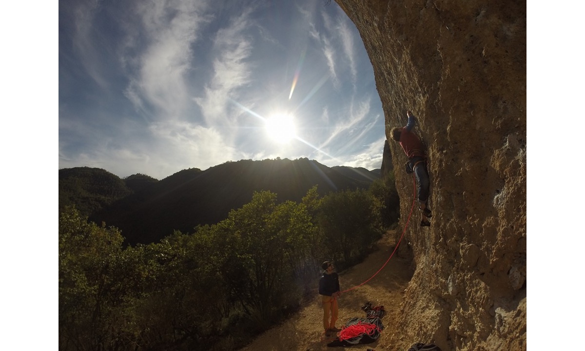 Antonello Martino on Diapositore (6b+)