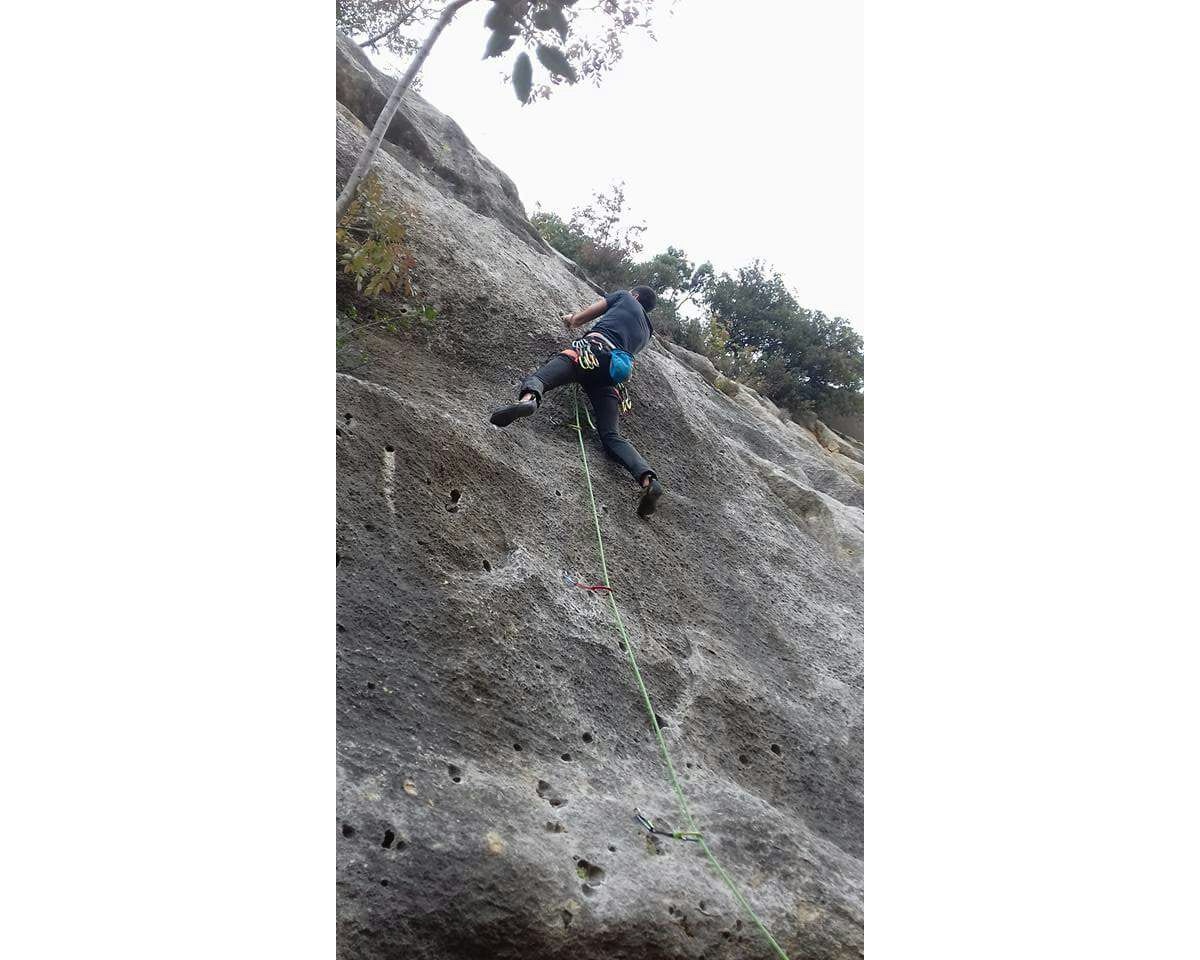 Lorenzo Berni on Eureka (6b+)