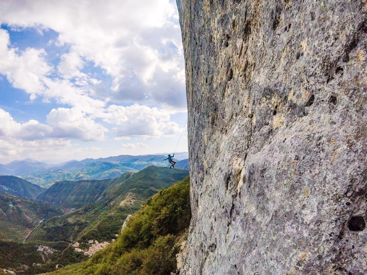 Falesia del Re, Falling