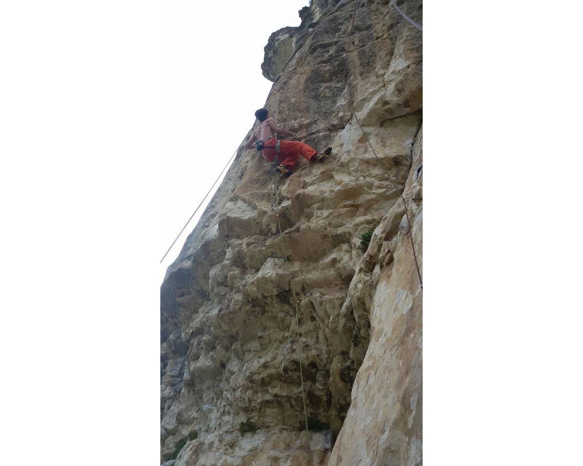 Giordano Renzani on Follia omicida (7c),