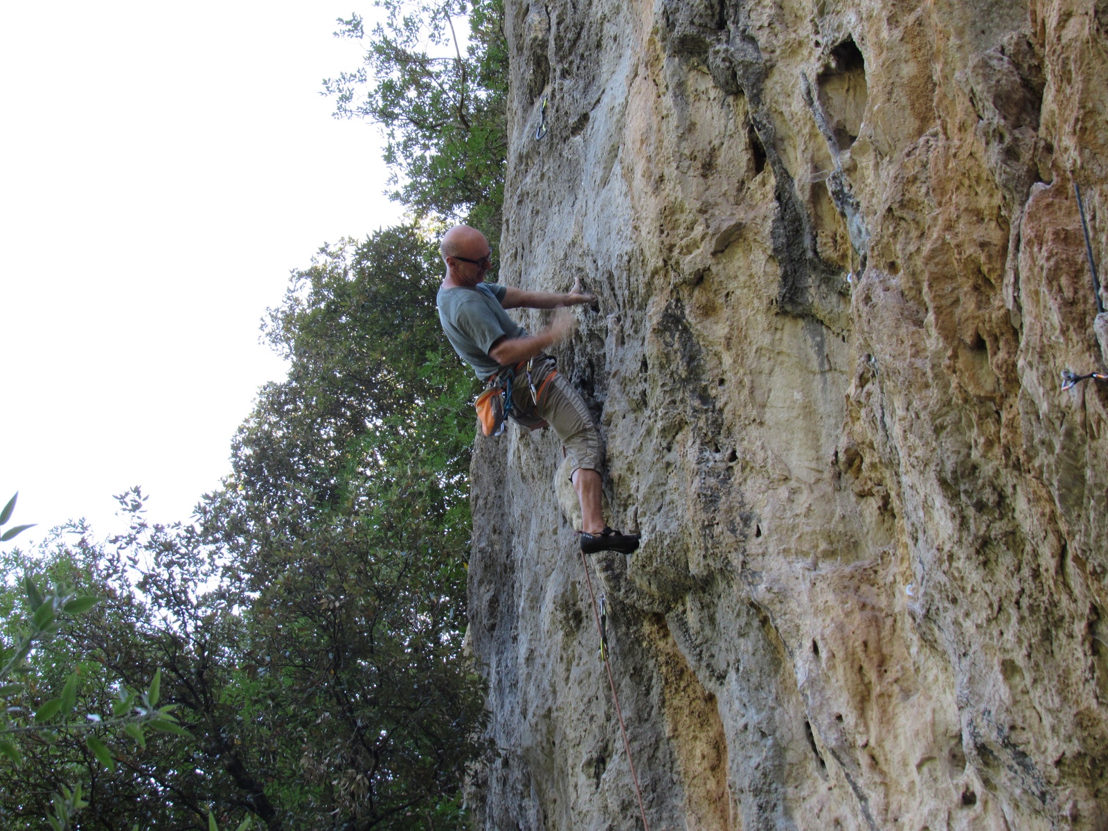 Luigi Licciardello on Gallowalkers (7b)