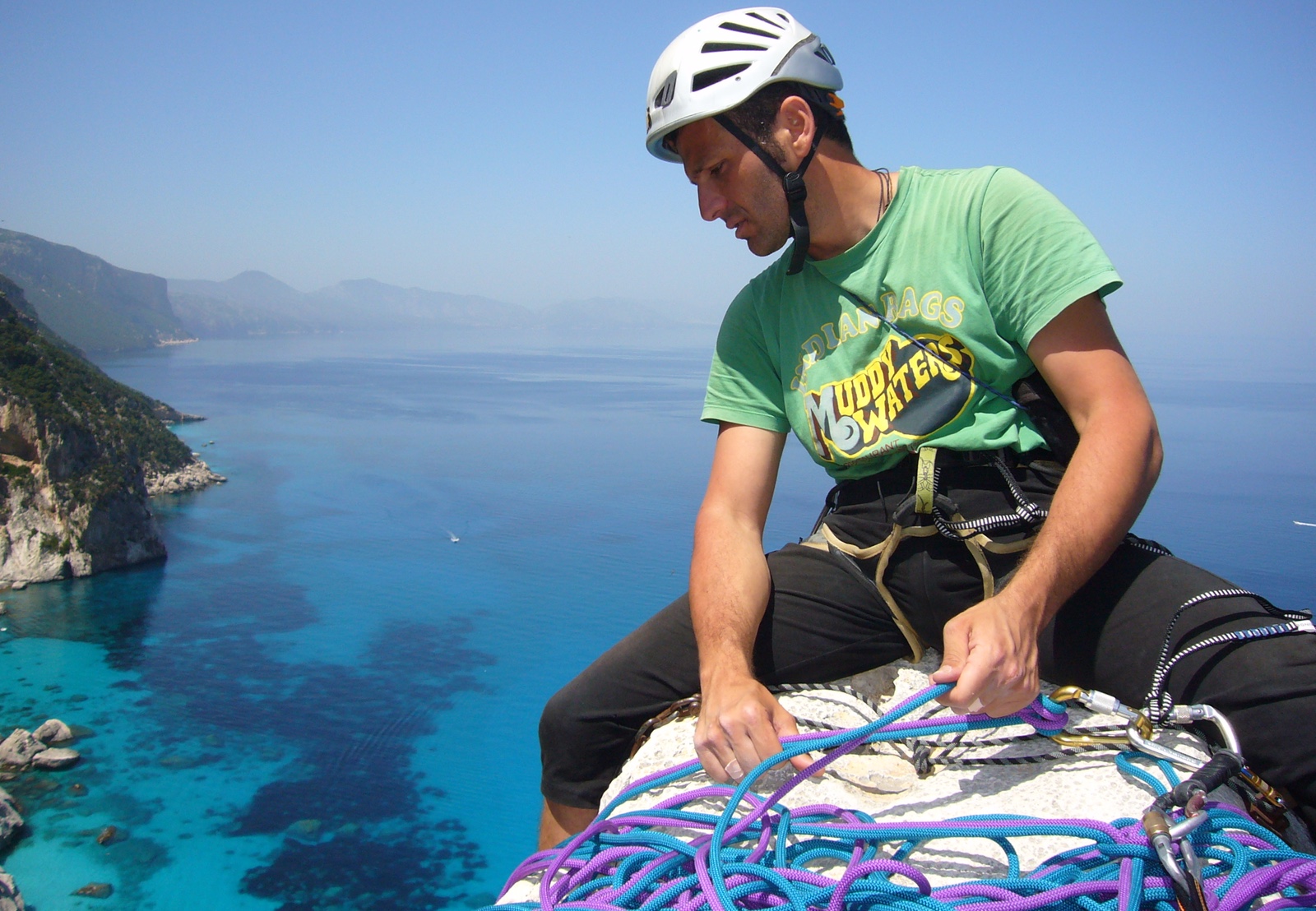 Paolo De Laurentis in Cala Goloritzè
