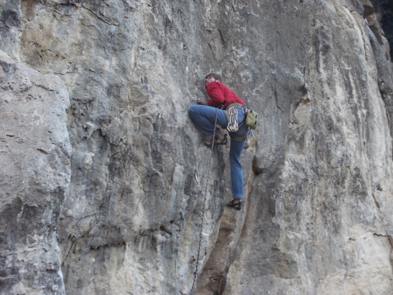 Maurizio Tufoni on Il ritorno (7a+)