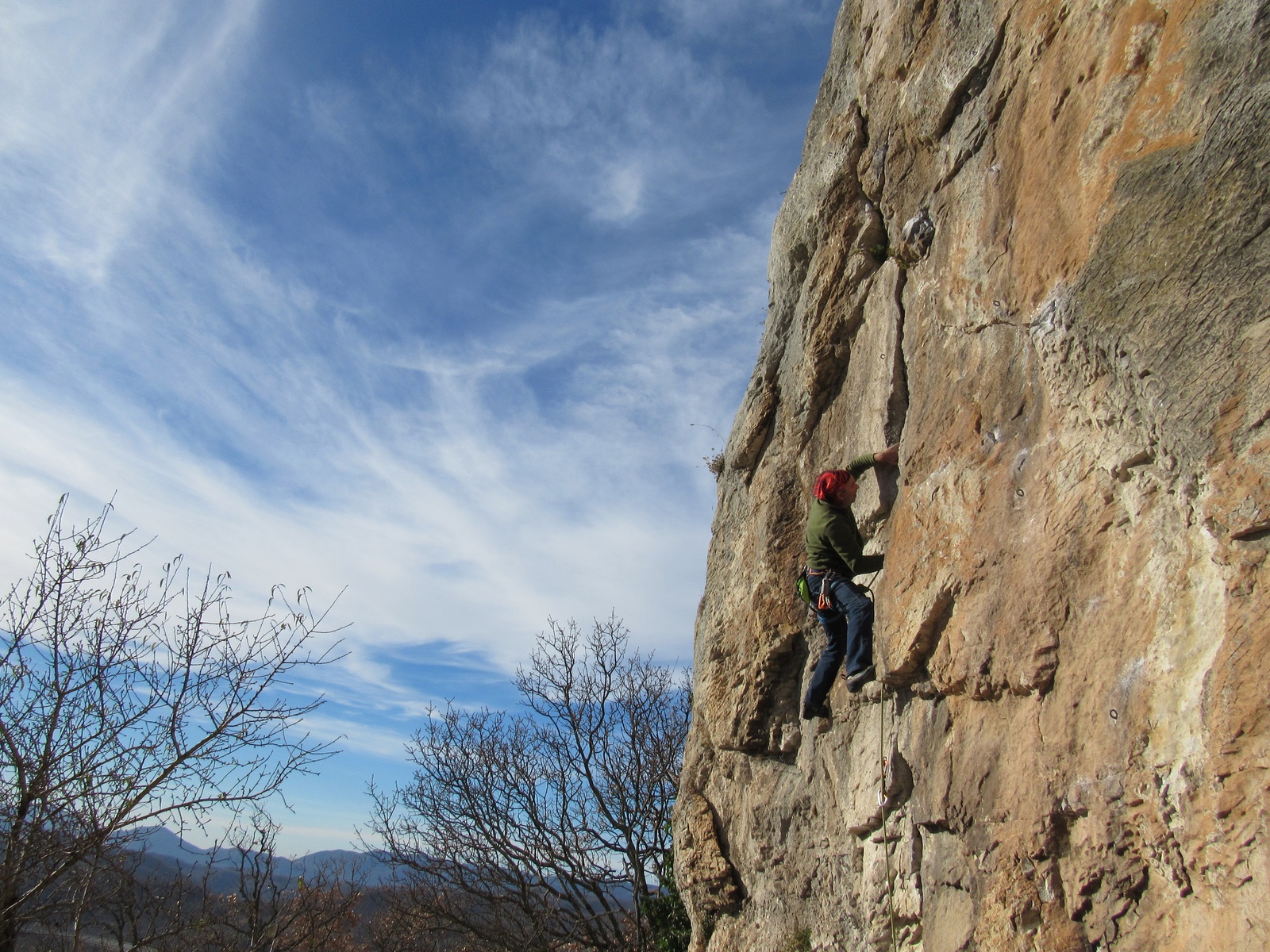Ermanno Busetti on Je vais (5c+)