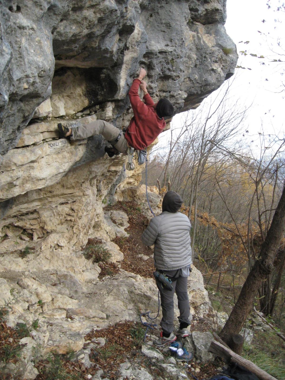 Camillo on Monkey true (5c+)