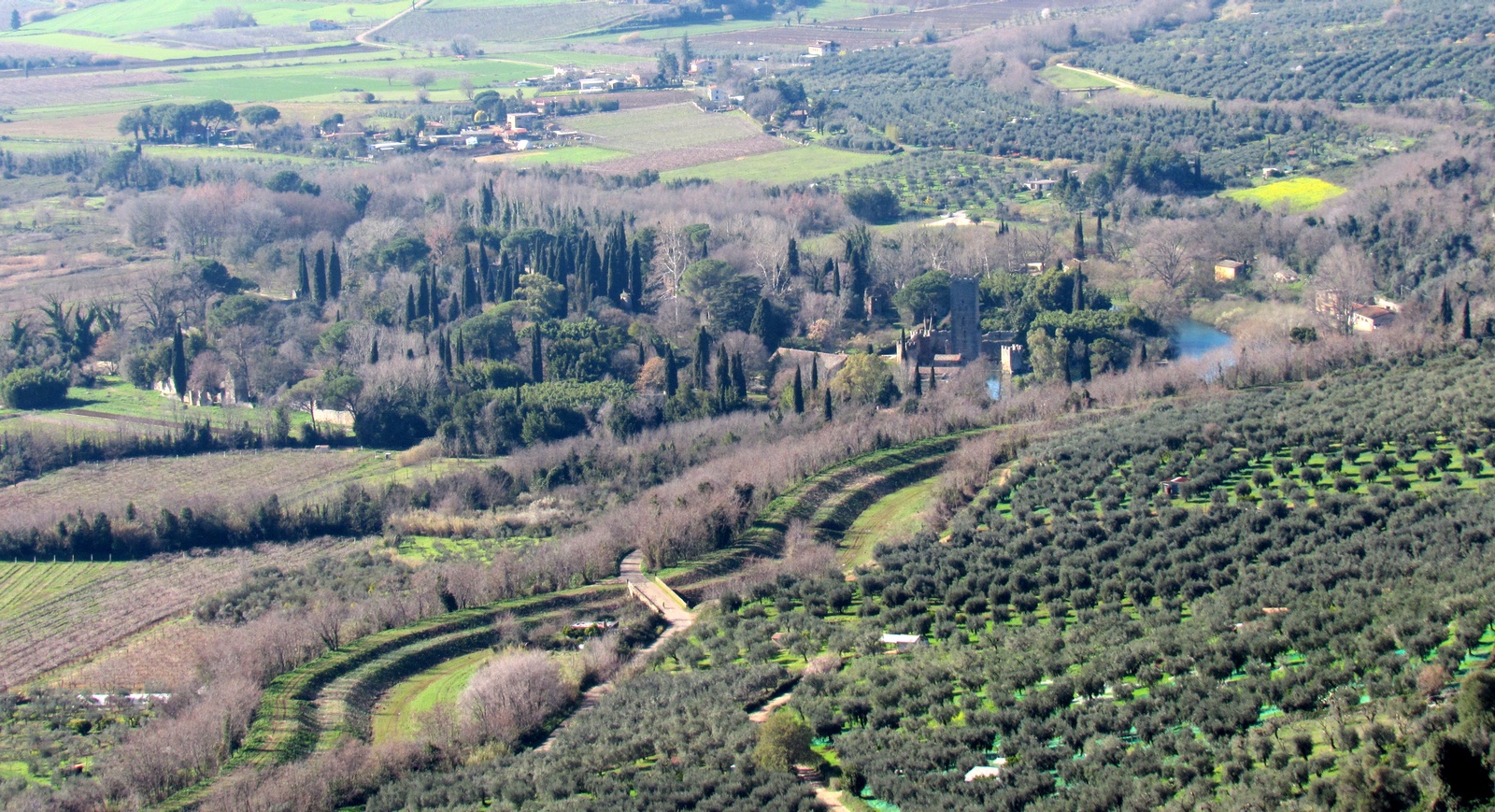 Norma: The view on the Ninfa's garden