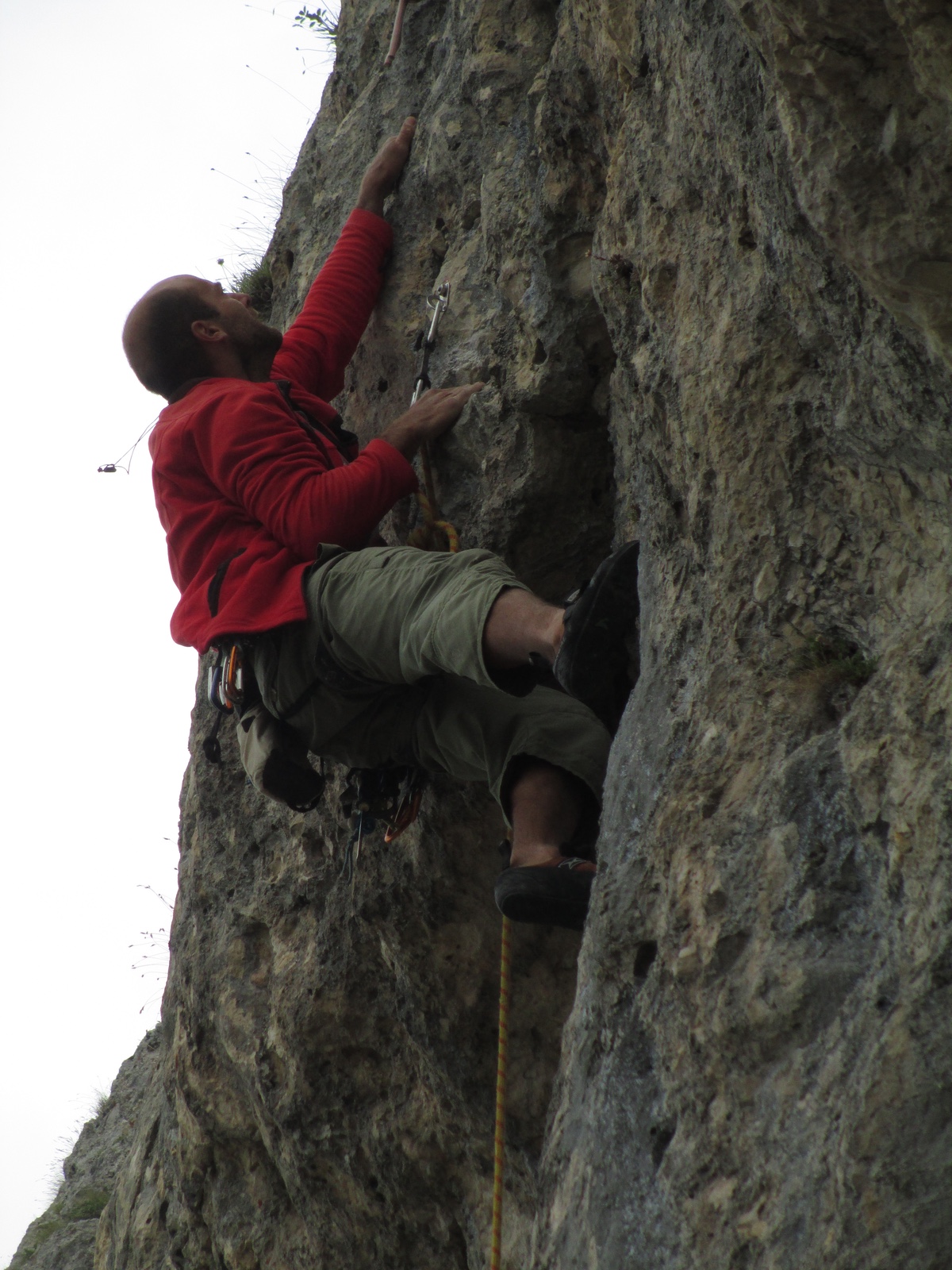 Gianluca Di Benedetto on Porno grande (6a+)