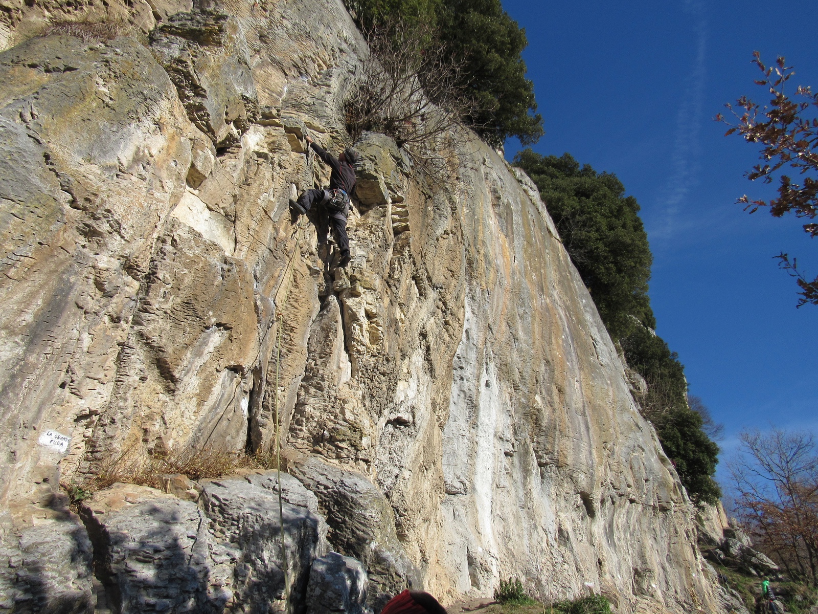 Luca Spingardi on Rick e Tack (6a)
