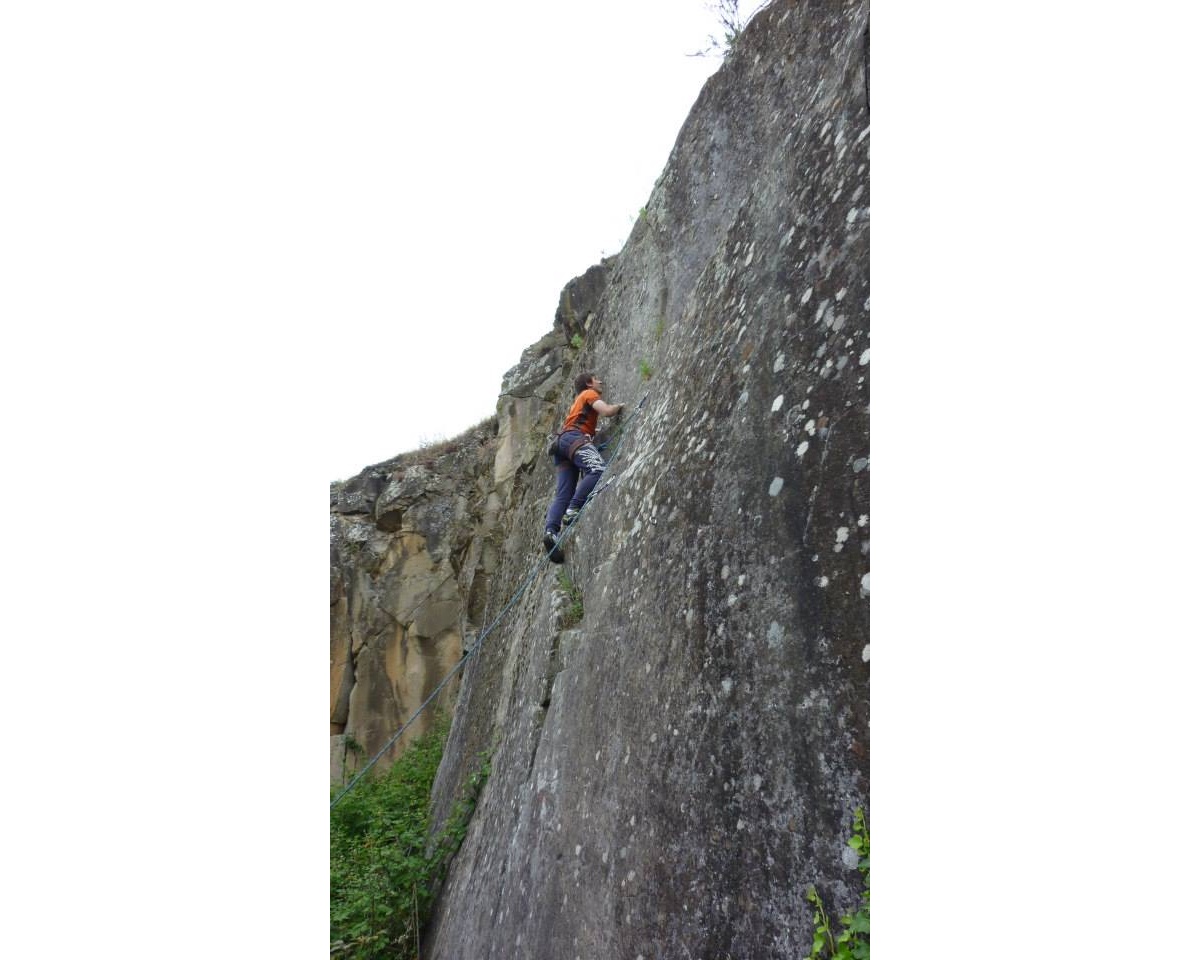 Valerio on Sauron (6a)