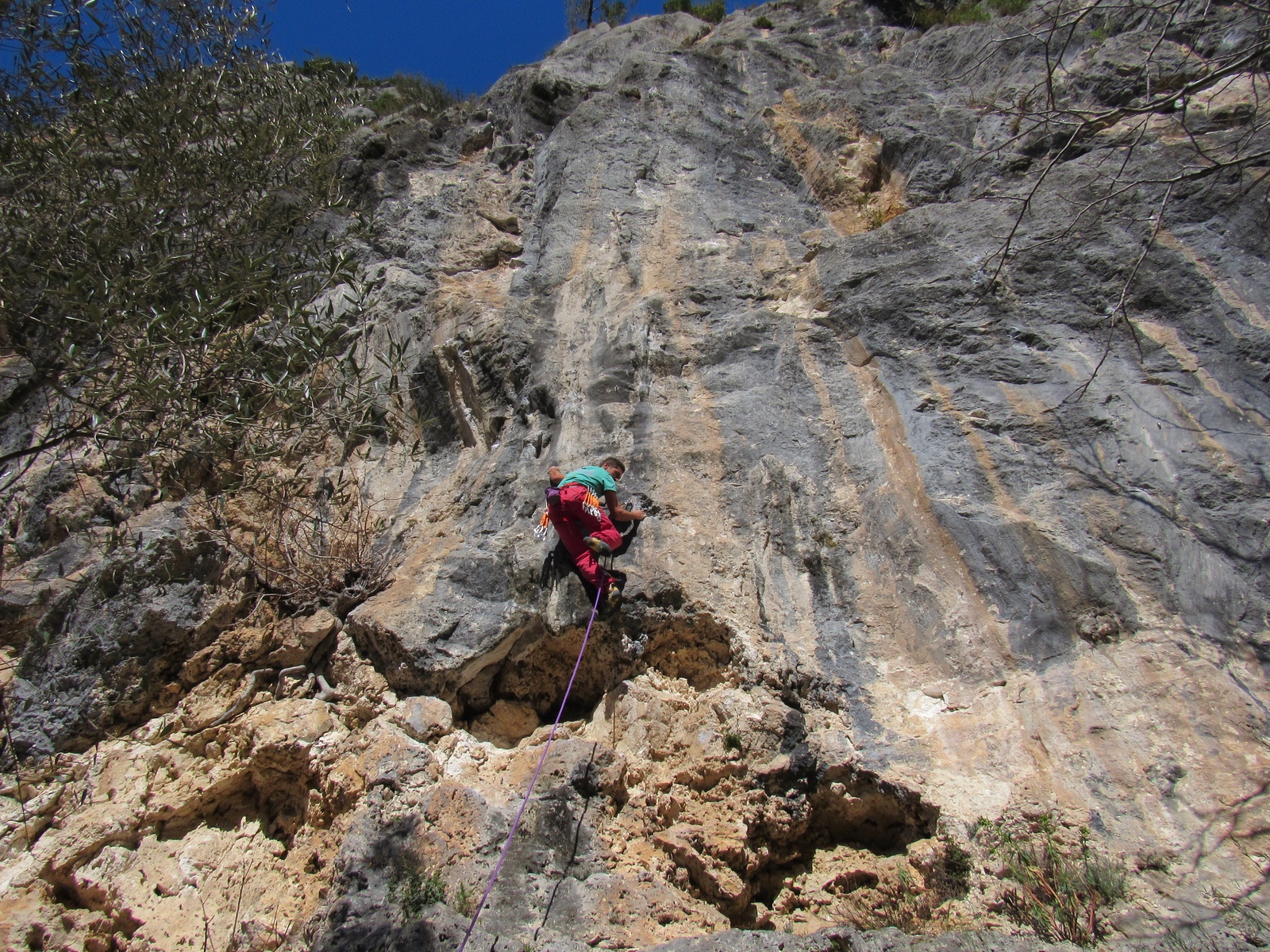 Romano Costantini on Savinik (7b)
