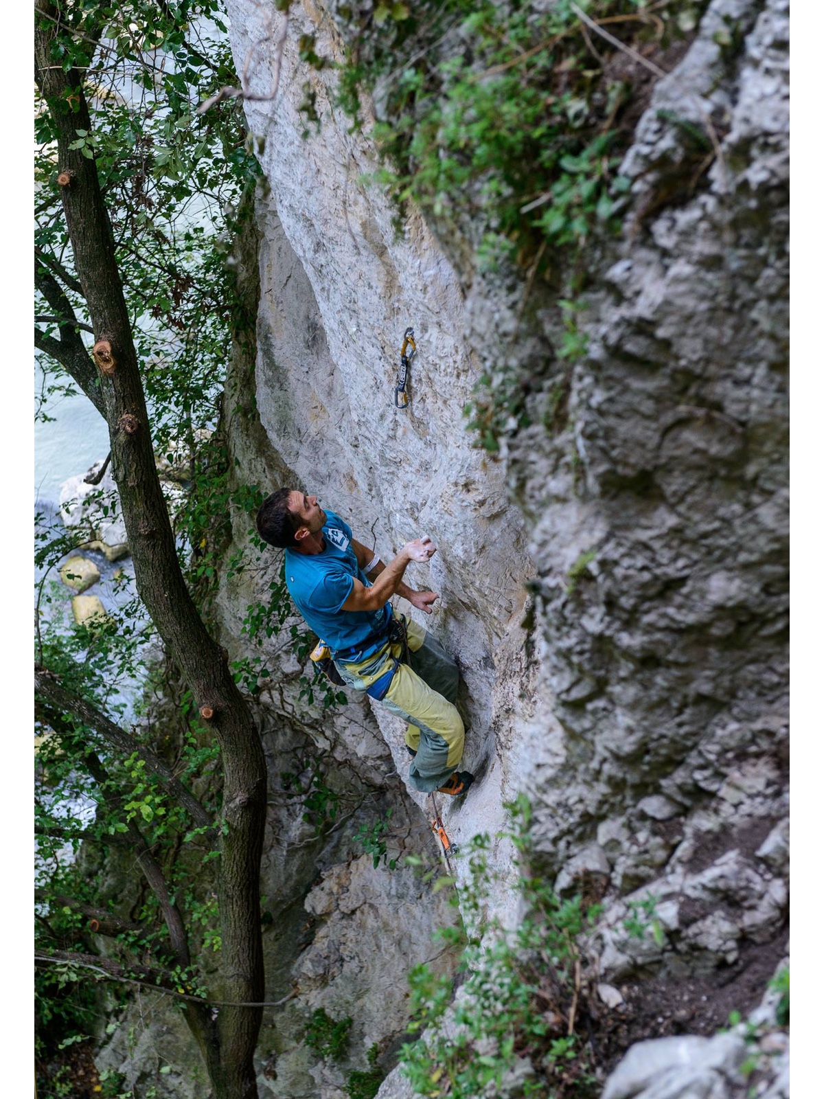 Paolo Santini su Spazza chi ti manda (7b+/7c)