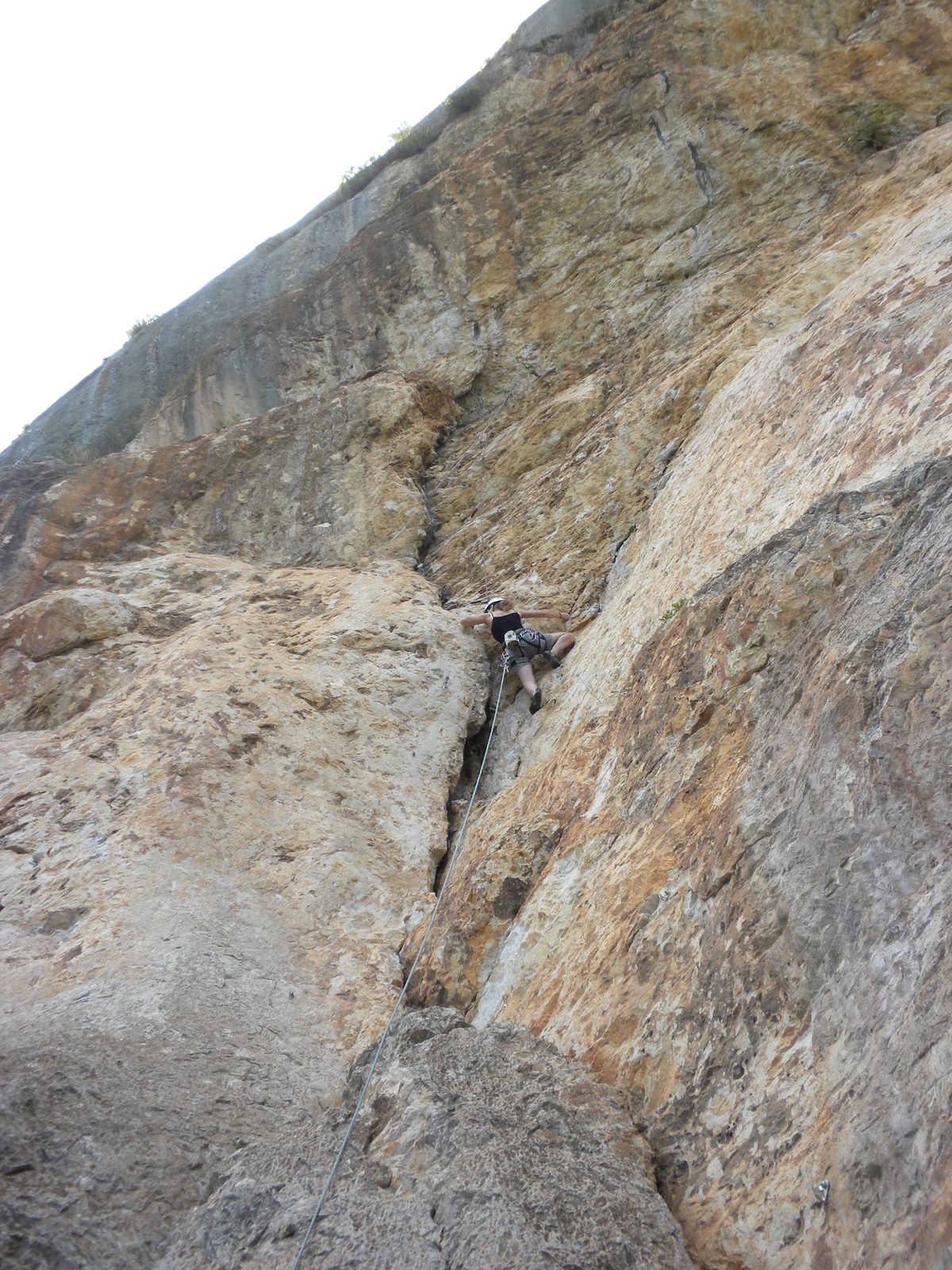 Irene Forcellini on La tana dell'animaletto (6a/6a+)