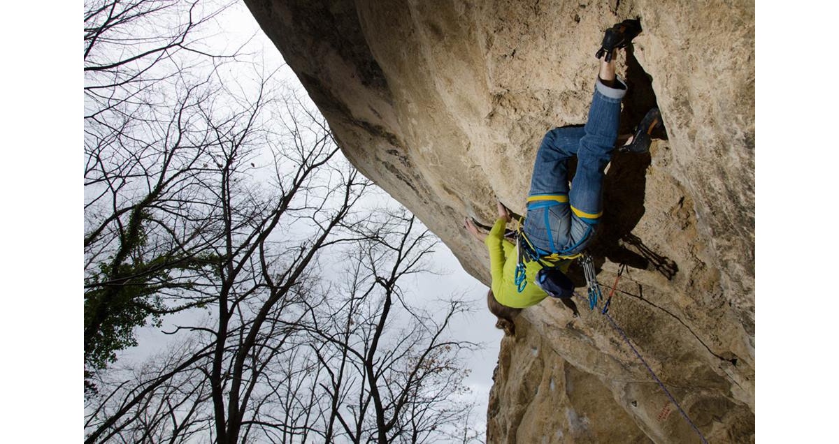 Maurizio Tufoni su Tettocca (7c+)