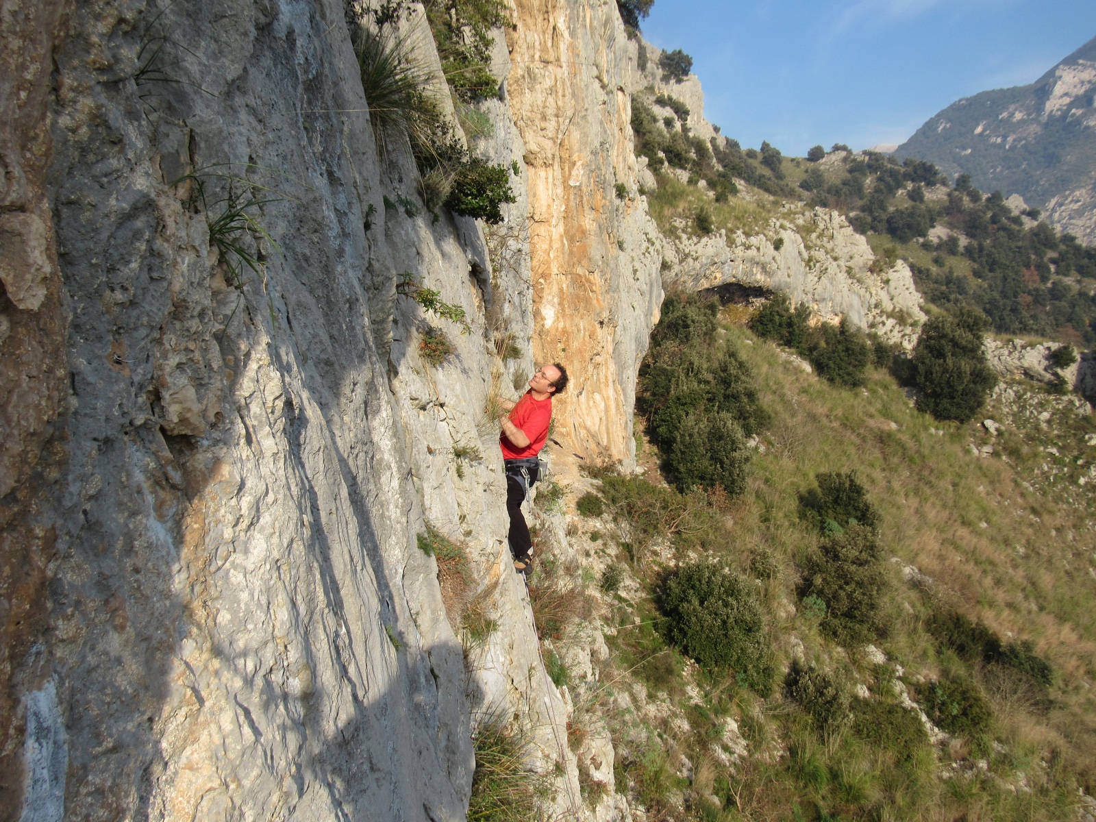 Alessandro Pasqui nelle Gole del Melfa
