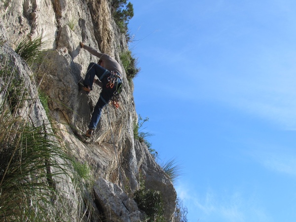 Ermanno Busetti in the Berger area, Monte Moneta 