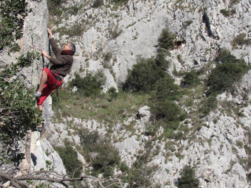 Maurizio Placidi on No Name 8 (6b+) 2/12