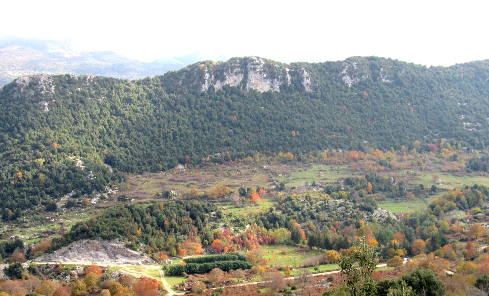 The cliff of Perrone del Corvo
