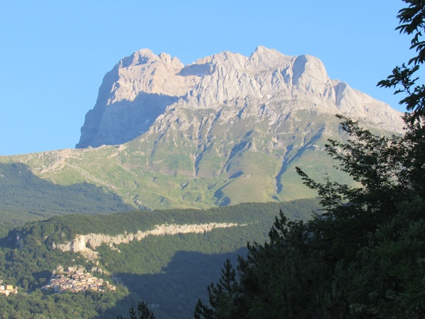 Mount Gran Sasso from Fano Adriano