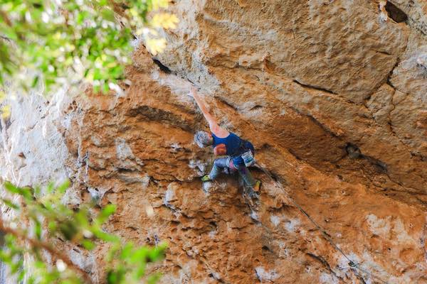 Valentina Borgognoni su La Danza dei Cavalieri (8a+)