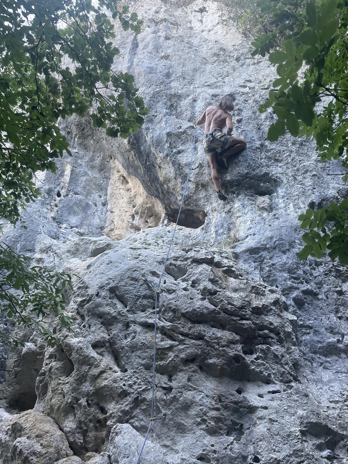Fraioli - Luca Loreti su Ciumbia Crack (6b)
