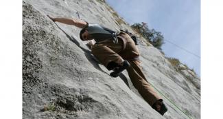 Gianni De Marchi on Bradipante (6c+)