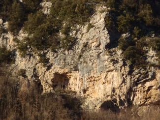 Caso, the rock wall