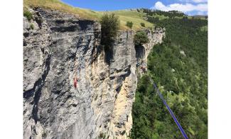 Romano Costantini on Encantado (7b+),