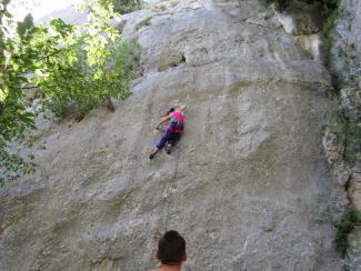 Altea Caruso on Feddayn (6c+)