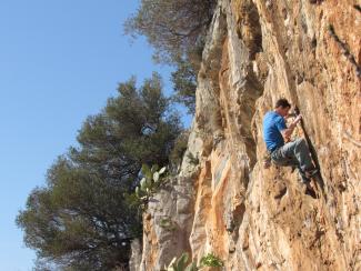 Niccolò Parente on Geremia (7c+)