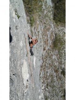 Gregorio Basi on Ciop (6a)