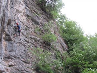 Fulvio Colavero on Mucho calor (6a+)