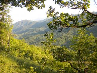 The view from the Parete Centrale di Petrella