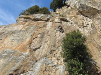 Luigi Licciardello on Pietraseckante (6a)