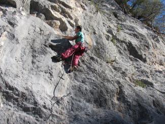 Romano Costantini on Pipistrelli (6a+)