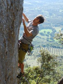 Claudio Stenti on + GaGi (6b)