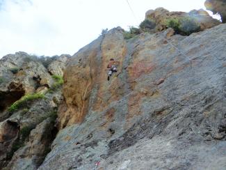 Luca De Simone on Porci con le ali (6b+)