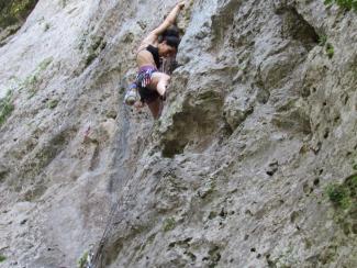 Viviana Smirnoff on Il Regno del Ragno (5c+)