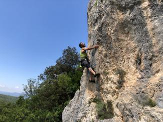 Armando Graziani on Rosika (6a)
