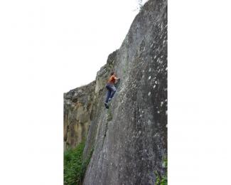 Valerio on Sauron (6a)