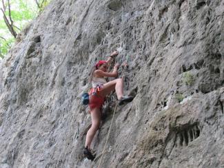Adele Pecorario on Scaccione lo Zampirone (6a+)