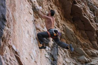 Giuseppe Troso at the start of Joker (8a)