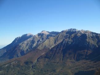 The view from the Arapietra crag
