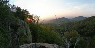 Colle della Rocchetta, the view