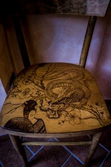 "Primavera" - Pyrography on wood