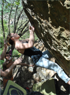 Eugenia Pistarà on King Diamond (6c)