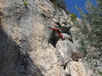 Viviana Smirnoff on Via tutti gli eserciti (6a), a Pale